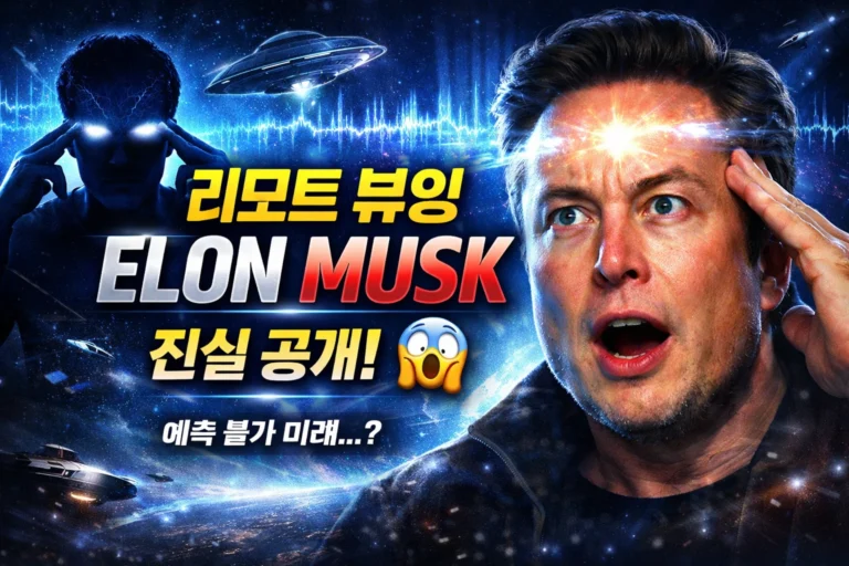 일론 머스크, 그는 인류의 구원자인가? 원격 투시로 들여다본 ‘우주적 자원봉사자’의 실체